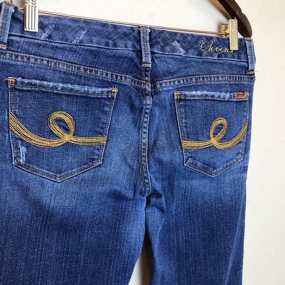 Seven 7 || Flare Distraction Wide Leg Jeans - Picture 6 of 7